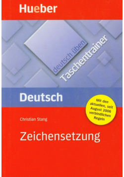 Deutsch uben Taschentrainer Zeichensetzung