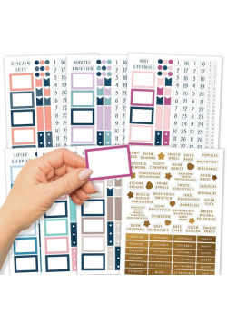 Naklejek do planerów i Bullet Journal 7 arkuszy
