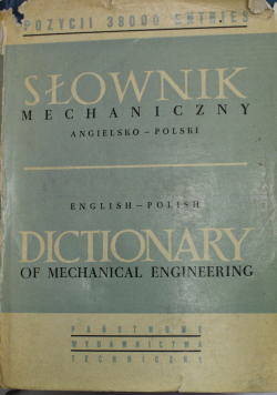 Słownik mechaniczny angielsko polski