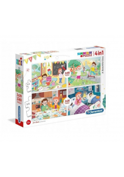 Puzzle 2x20 + 2x60 Super kolor Beautiful day