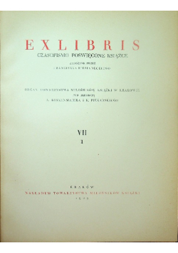 Exlibris Czasopismo poświęcone książce 1925 r.