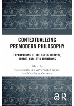 Contextualizing Premodern Philosophy