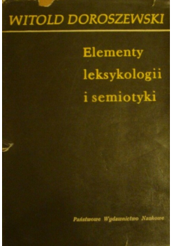 Elementy leksykologii i semiotyki