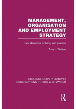 Management Organization and Employment Strategy (RLE