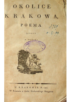 Okolice Krakowa Poema 1820 r.