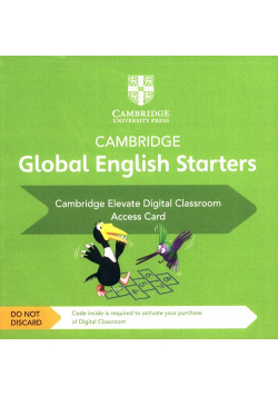 Cambridge Global English Starters Cambridge Elevate Digital Classroom (1 Year) Access Card