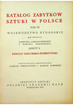 Katalog zabytków sztuki w Polsce XI zeszyt 6