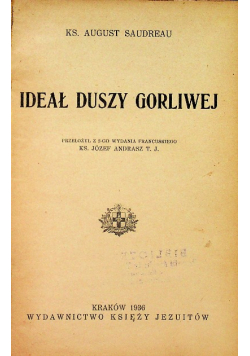 Ideał duszy gorliwej 1936 r.