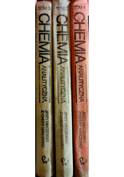 Chemia analityczna 3 tomy