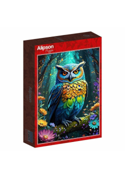 Puzzle 500 Niebieska sowa