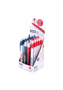 Długopis P1 Nata 624 niebieski (20szt) MILAN
