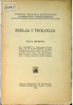 Biblja i teologja 1925 r