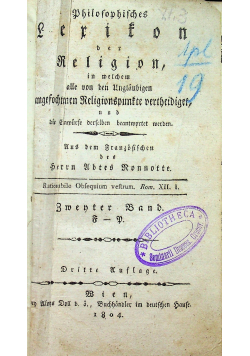 Philosophisches Leriton der Religion 1984 r.