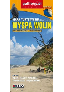 Mapa atrakcji - Wyspa Wolin 1: 45 000