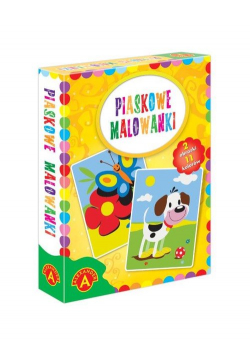 Piaskowe malowanki pies/motyl
