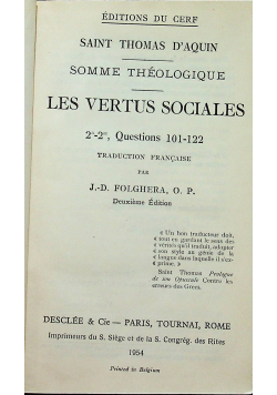 Les Vertus Sociales