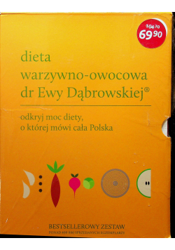 Dieta warzywno owocowa dr Ewy Dąbrowskiej 3 tomy