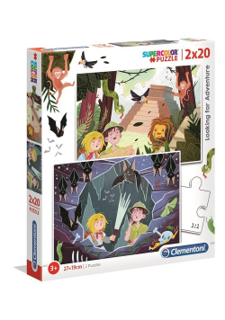 Puzzle Supercolor Looking for adventure 2x20