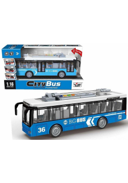 Autobus z napędem na koło zam. światło i dźwięk