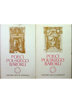 Poeci Polskiego Baroku Tom I i II