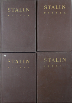 Stalin Dzieła 4 tomy