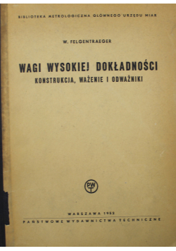 Wagi wysokiej dokładności konstrukcja ważenie i odważniki