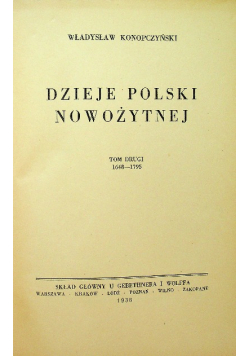 Dzieje Polski Nowożytnej Tom 2 1936 r.