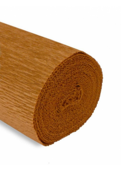 Krepina 50x250cm 180g brązowa jasna