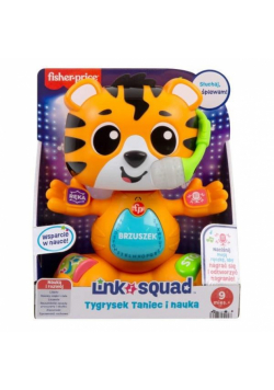 Fisher Price Link Squad Tygrysek Taniec i nauka