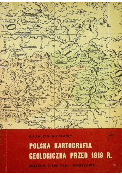 Polska kartografia geologiczna przed 1919