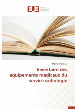 Inventaire des équipements médicaux du service radiologie
