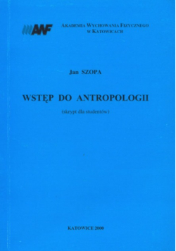 Szopa wstęp do antropologii