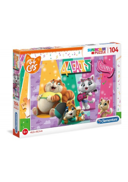 Puzzle Supercolor 104 Koty