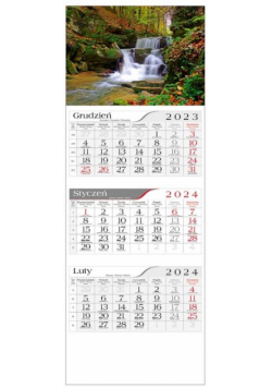Kalendarz 2024 Trójdzielny Strumień