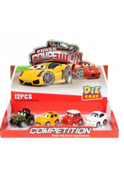 Auto osobowe metalowe 6,5cm mix