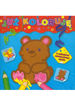 Już koloruję Miś niebieska