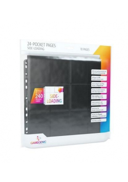 Gamegenic:24-Pocket Pages Sideloading-Black(10szt)