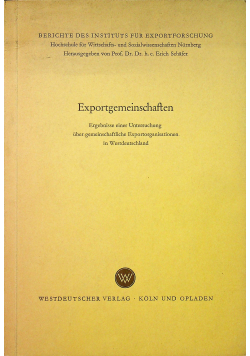 Exportgemeinschaften