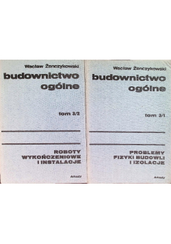 Budownictwo ogólne Tom 3 Część 1 i 2