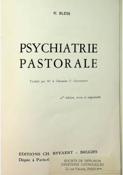 Psychiatrie Pastorale