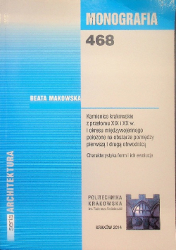 Kamienice krakowskie z przełomu XIX i XX w.
