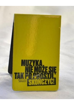 Zakładka magnetyczna żółta "Cytat"