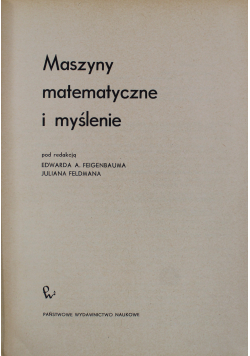Maszyny matematyczne i myślenie
