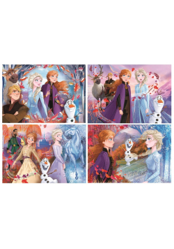 Puzzle ramkowe 15 Super kolor Frozen 2