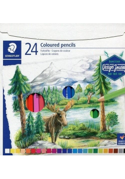 Kredki sześciokątne 24 kolory Design Journey