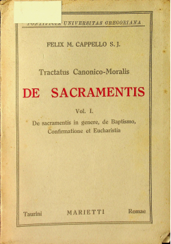 De Sacramentis Vol I