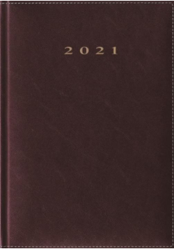 Terminarz 2021 A5 Madrid bordowy