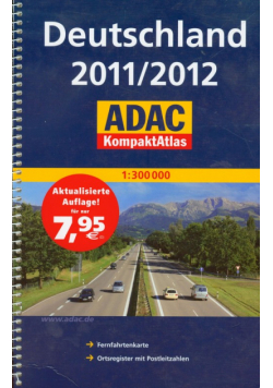 ADAC KompaktAtlas Deutsch 2011/2012 1:300 000