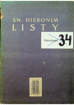 Św Hieronim Listy tom 1