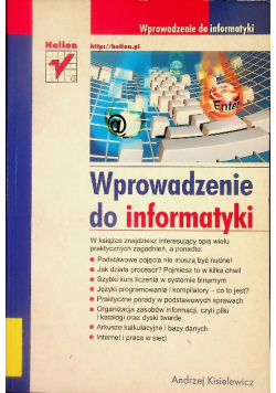 Wprowadzenie do informatyki